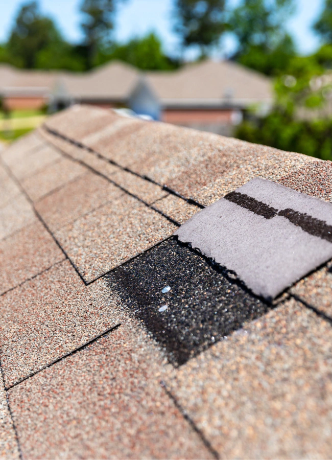 asphalt roof shingle repair